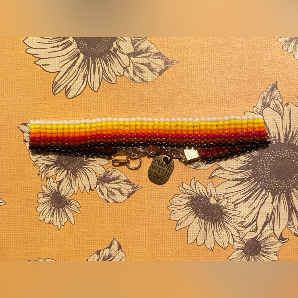Heatwave Handmade Beaded Bracelet